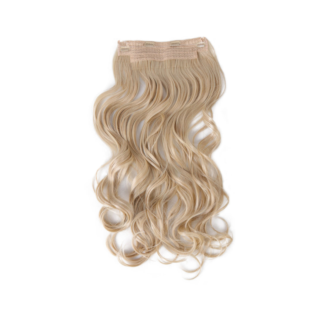 Extension con Filo Invisibile di Capelli Ondulati da 65cm – Look Veloce e Accattivante