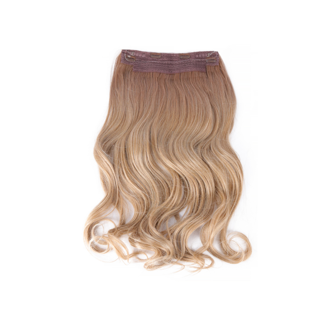 Extension con Filo Invisibile di Capelli Ondulati da 65cm – Look Veloce e Accattivante