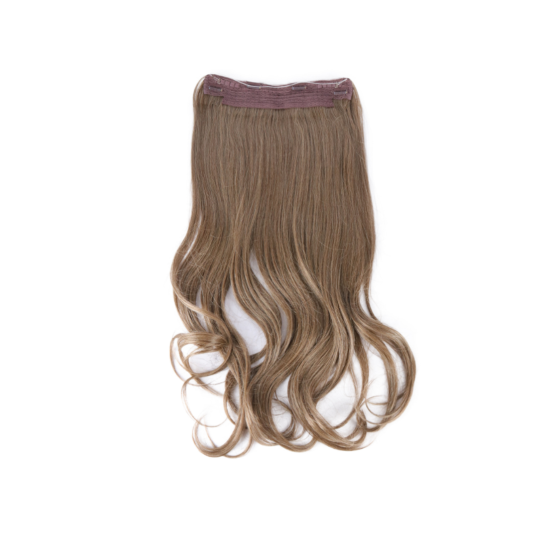 Extension con Filo Invisibile di Capelli Ondulati da 65cm – Look Veloce e Accattivante