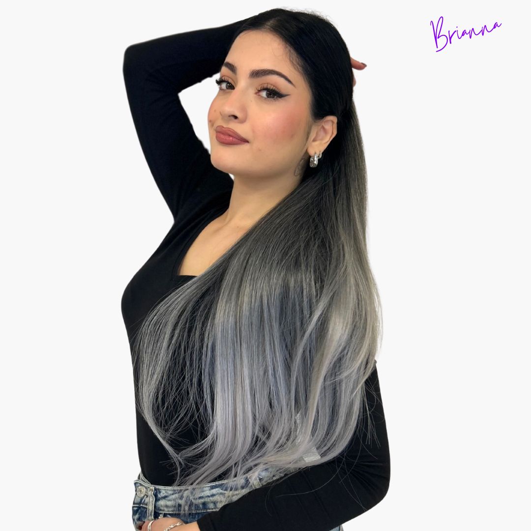 Coda di Cavallo Capelli lisci con Coulisse 70 cm - Look lungo e voluminoso
