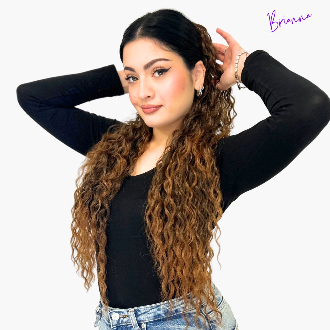Coda di Cavallo Capelli ricci con Coulisse 70 cm - Volume e Bellezza in Pochi Minuti