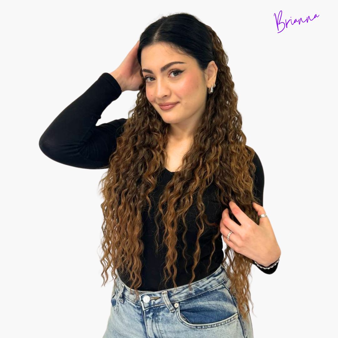 Coda di Cavallo Capelli ricci con Coulisse 70 cm - Volume e Bellezza in Pochi Minuti
