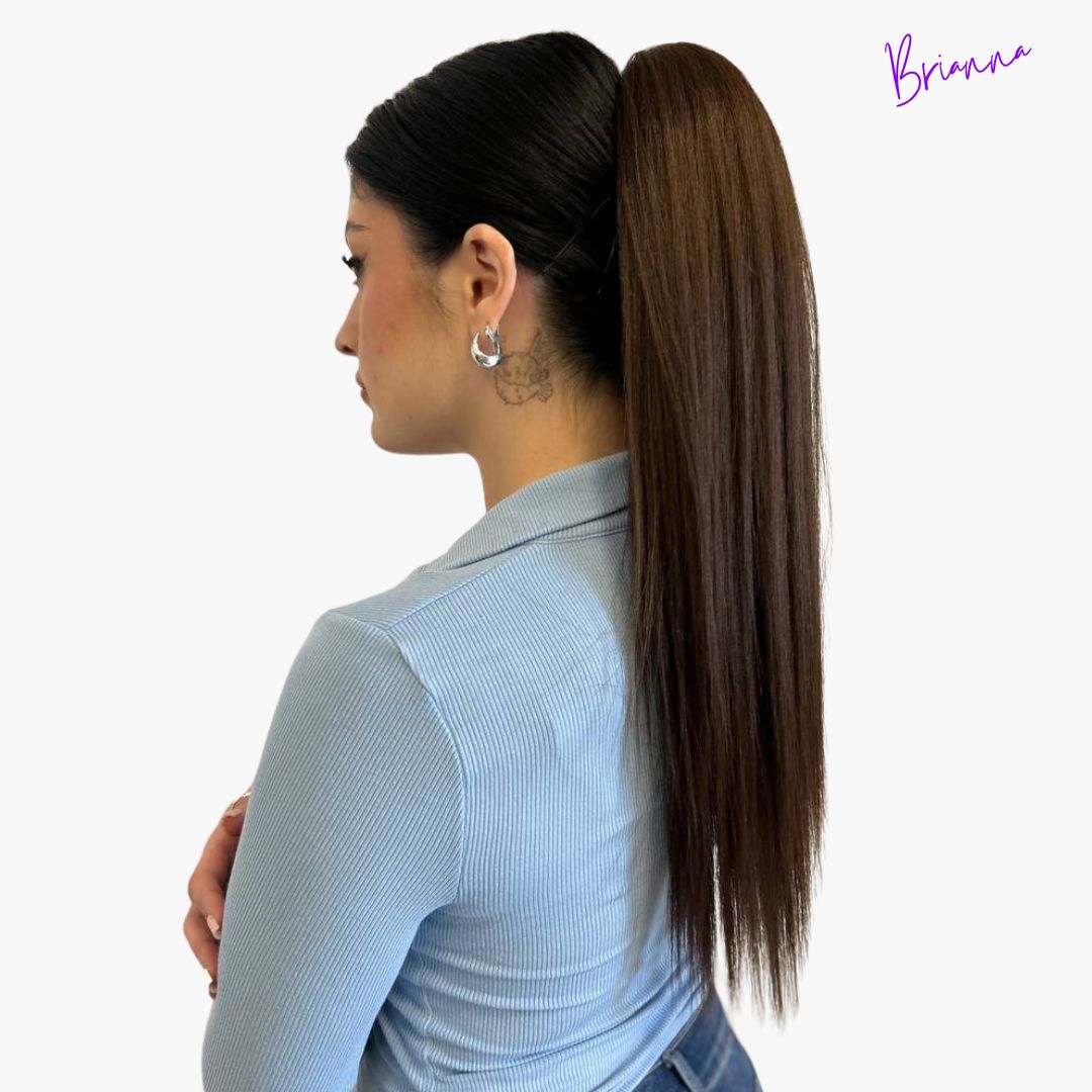 Coda di Cavallo con Coulisse Capelli lisci - 50 cm