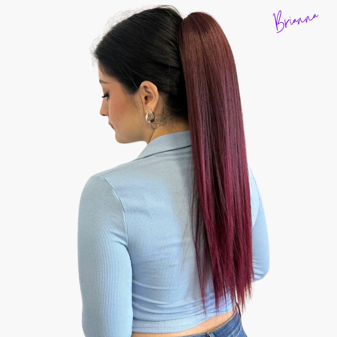 Coda di Cavallo con Coulisse Capelli lisci - 50 cm