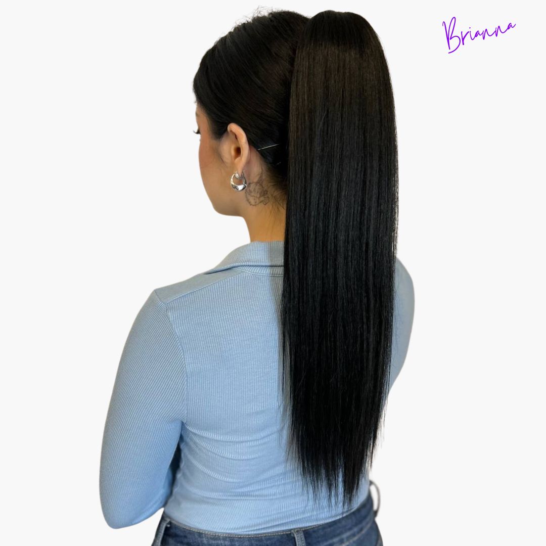 Coda di Cavallo con Coulisse Capelli lisci - 50 cm