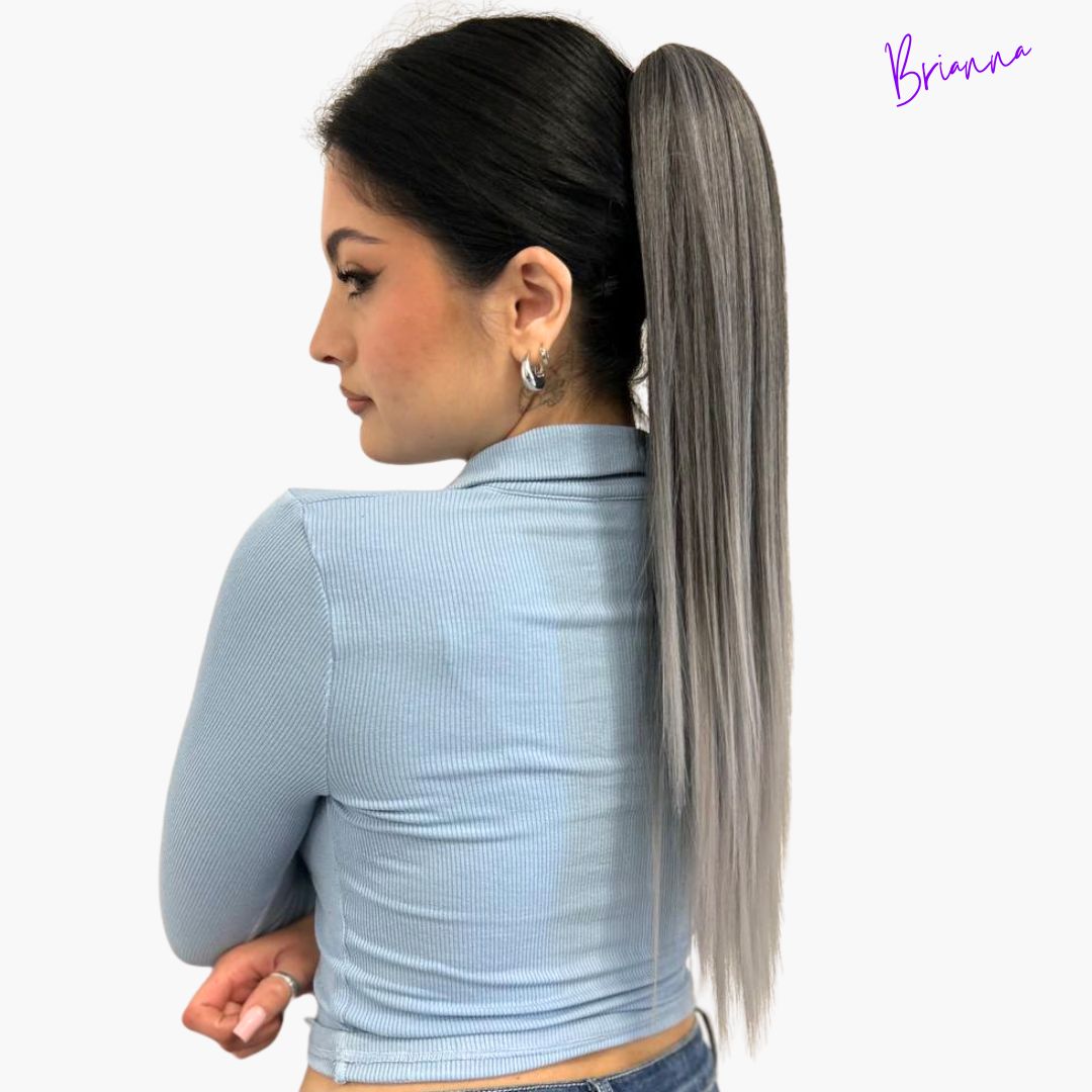 Coda di Cavallo con Coulisse Capelli lisci - 50 cm