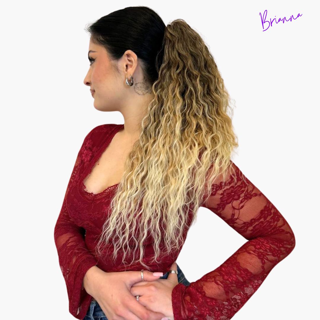 Coda di Cavallo - Capelli ricci con Coulisse 50 cm