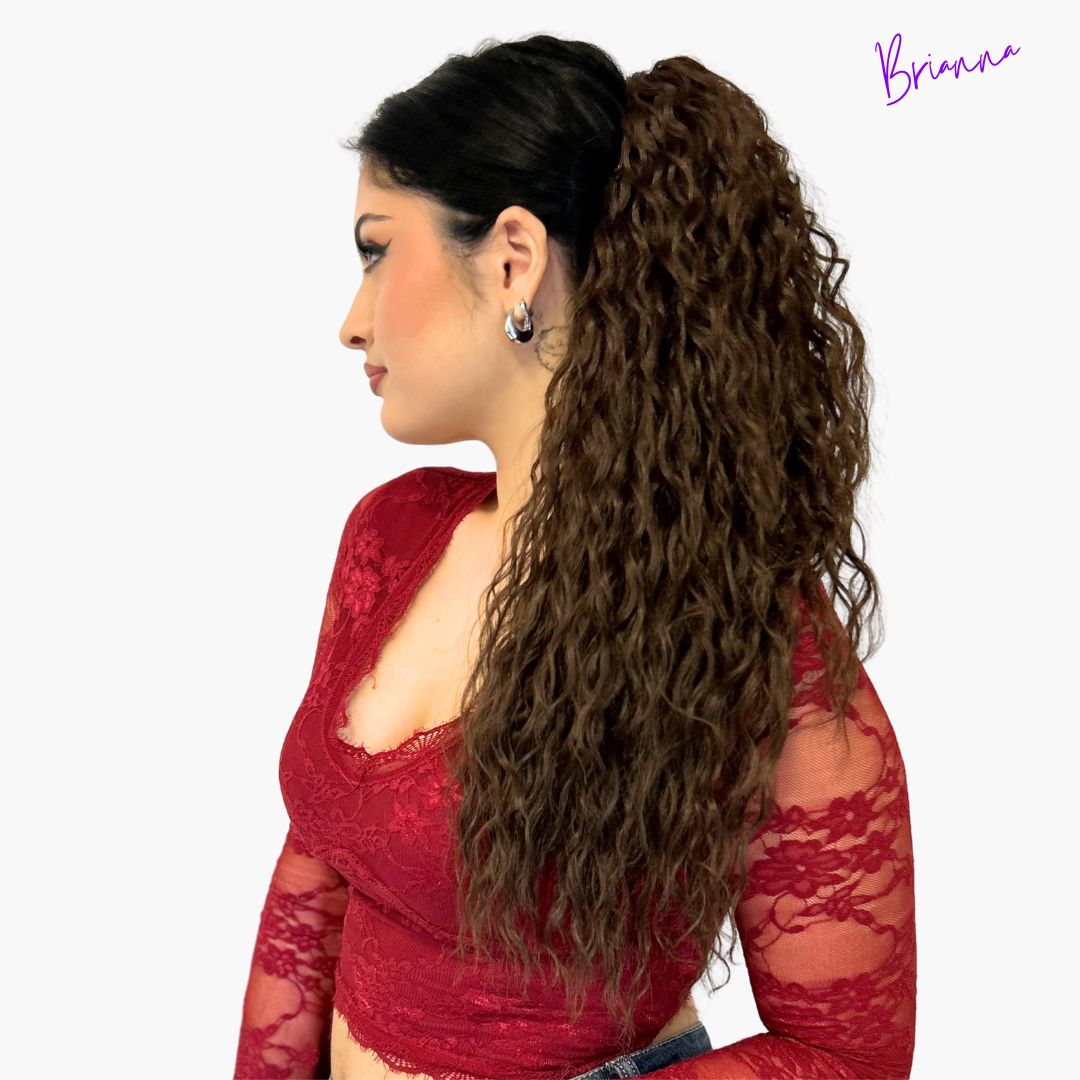 Coda di Cavallo - Capelli ricci con Coulisse 50 cm