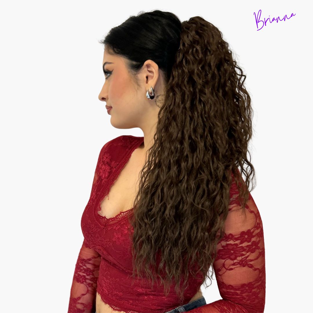 Coda di Cavallo - Capelli ricci con Coulisse 50 cm