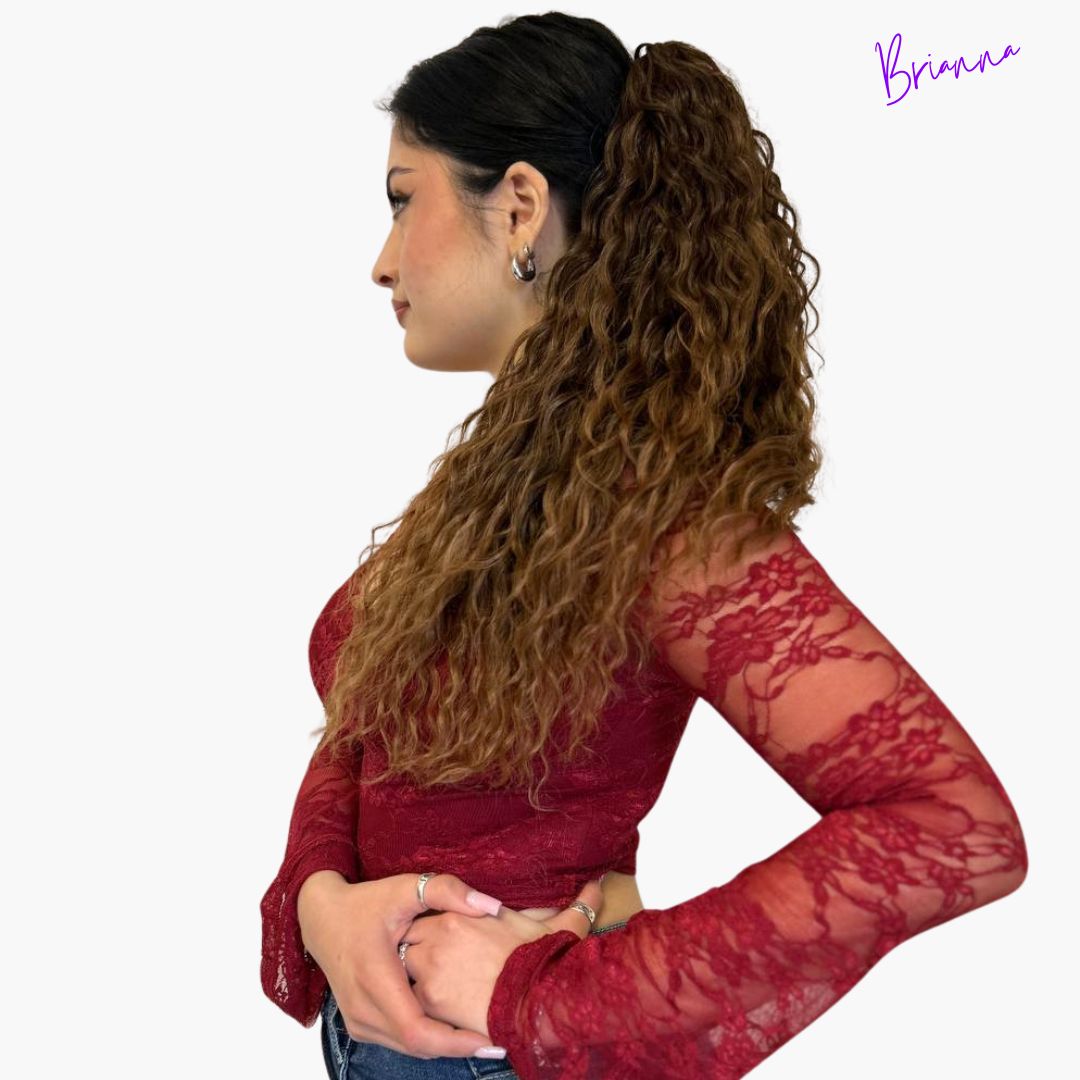 Coda di Cavallo - Capelli ricci con Coulisse 50 cm