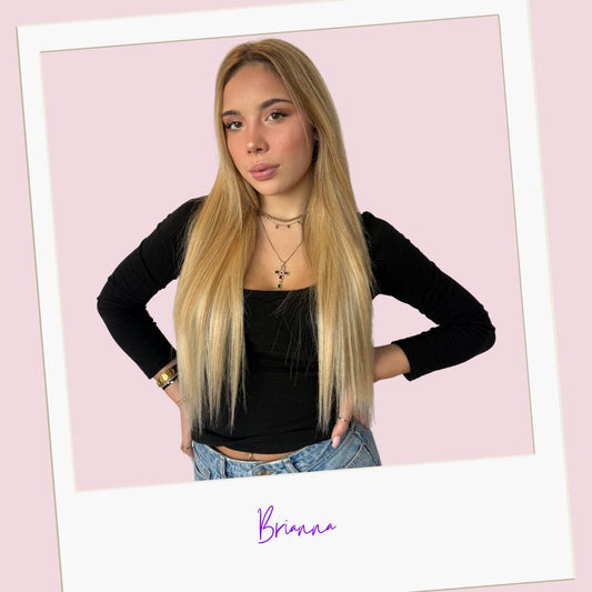 Extension con Filo Invisibile di Capelli Lisci da 60cm – Eleganza e Lunghezza Incredibile