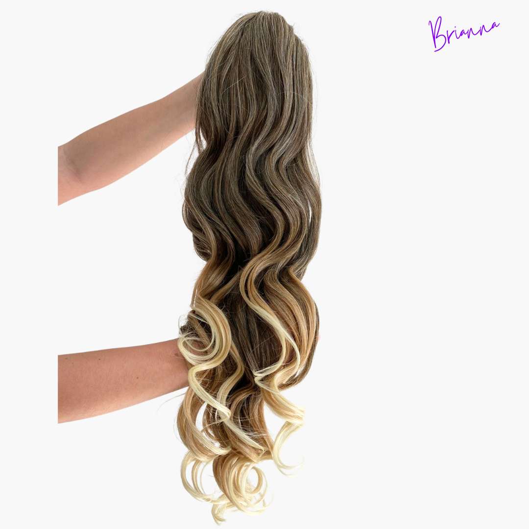Coda di Cavallo Capelli ondulati con Coulisse 70cm - 185gr