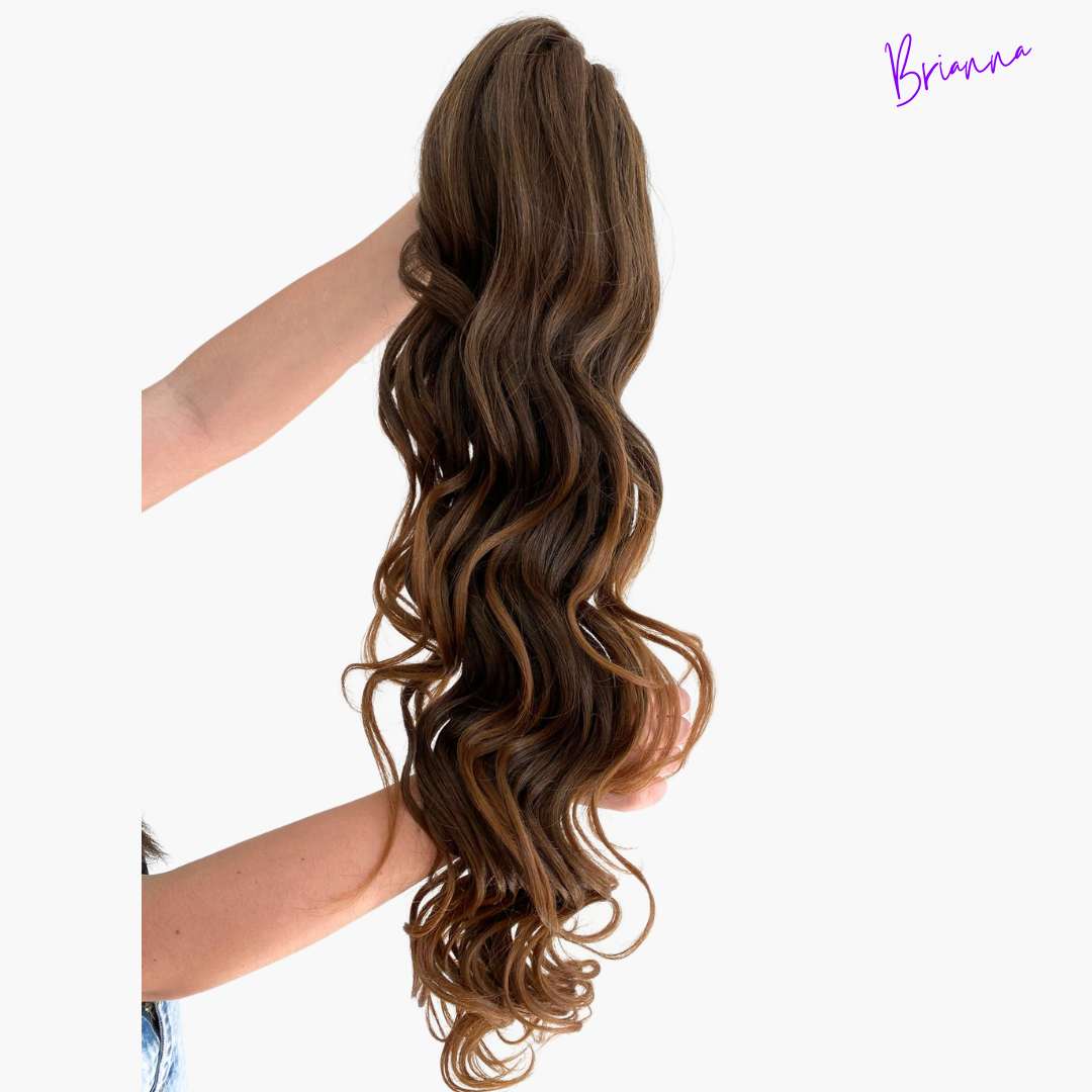 Coda di Cavallo Capelli ondulati con Coulisse 70cm - 185gr