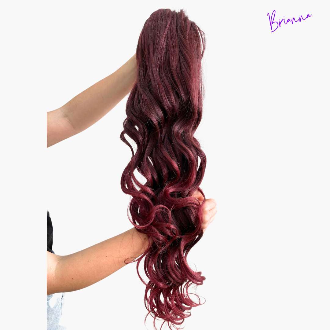 Coda di Cavallo Capelli ondulati con Coulisse 70cm - 185gr