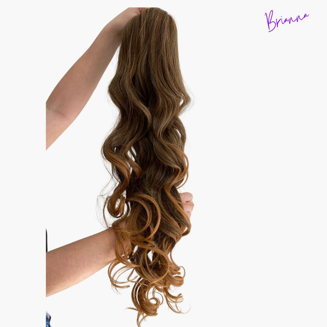 Coda di Cavallo Capelli ondulati con Coulisse 70cm - 185gr
