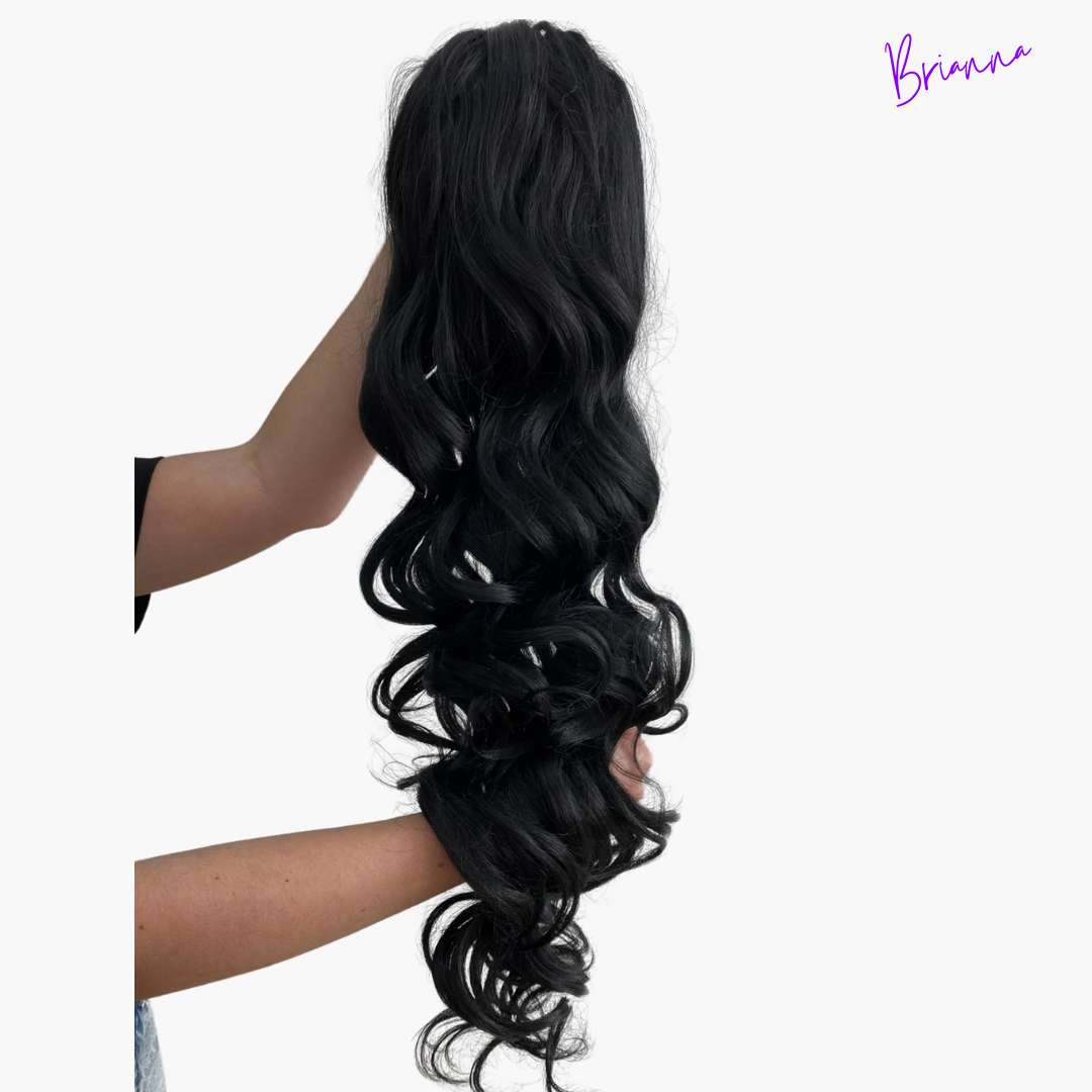 Coda di Cavallo Capelli ondulati con Coulisse 70cm - 185gr