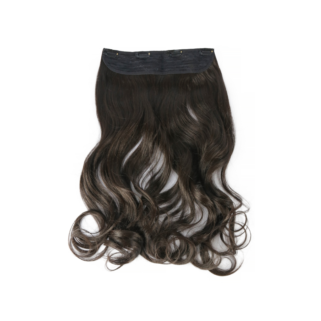Extension con Filo Invisibile di Capelli Ondulati da 50cm – Look Naturale e Voluminoso