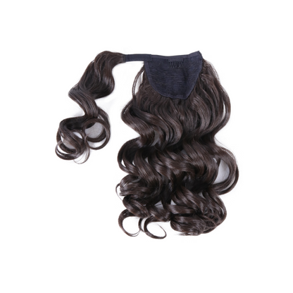 Coda con laccio laterale - Capelli ondulati 50 cm - Per un Look WOW