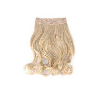 Extension con Filo Invisibile di Capelli Ondulati da 50cm – Look Naturale e Voluminoso