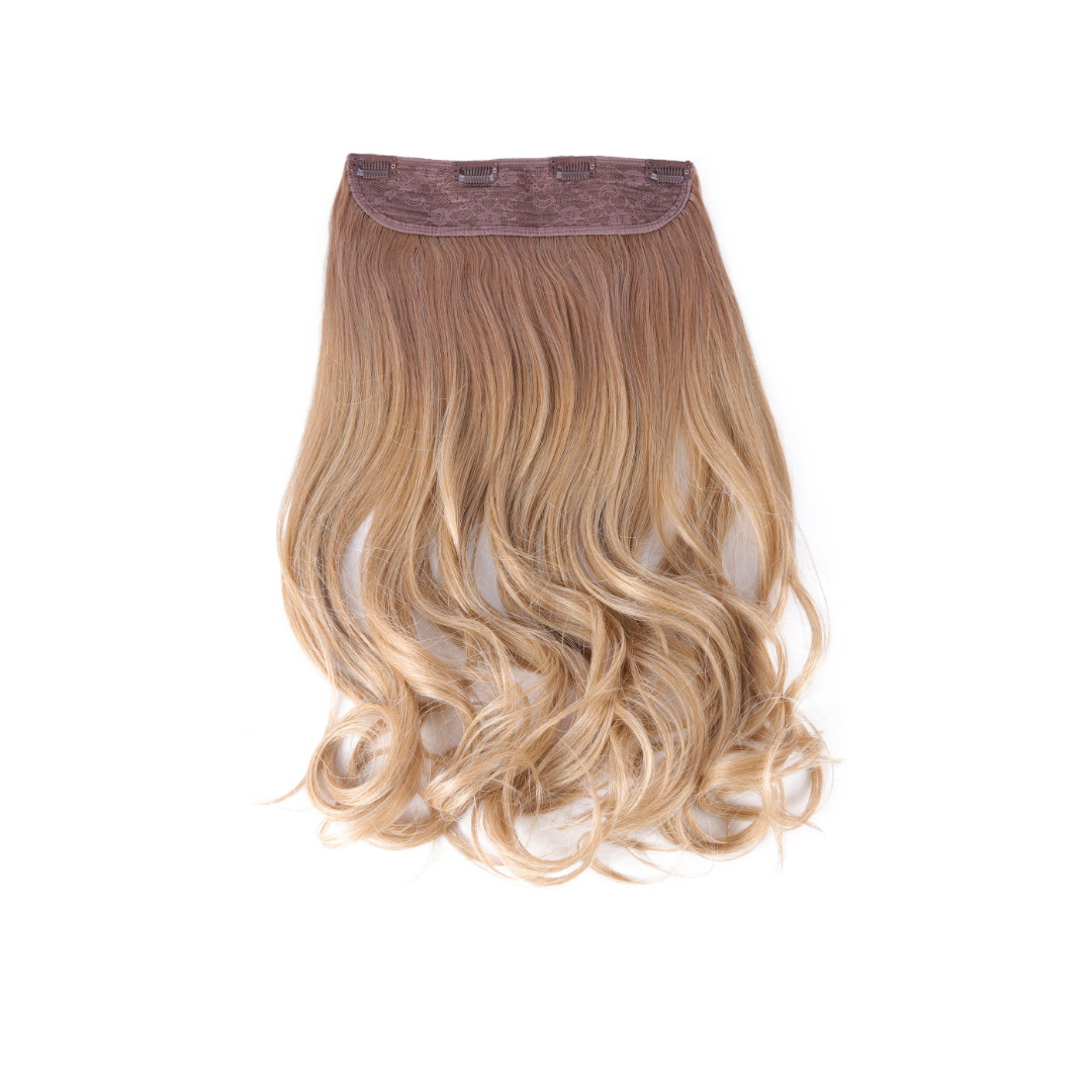 Extension con Filo Invisibile di Capelli Ondulati da 50cm – Look Naturale e Voluminoso