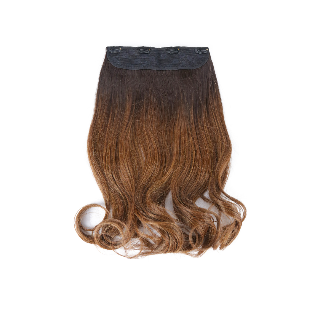 Extension con Filo Invisibile di Capelli Ondulati da 50cm – Look Naturale e Voluminoso