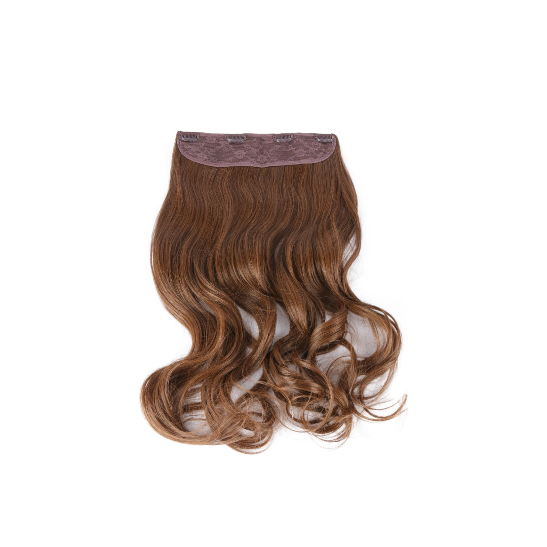 Extension con Filo Invisibile di Capelli Ondulati da 50cm – Look Naturale e Voluminoso