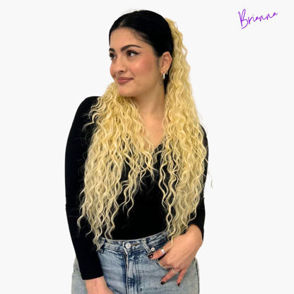 Coda di Cavallo Capelli ricci con Coulisse 70 cm - Volume e Bellezza in Pochi Minuti