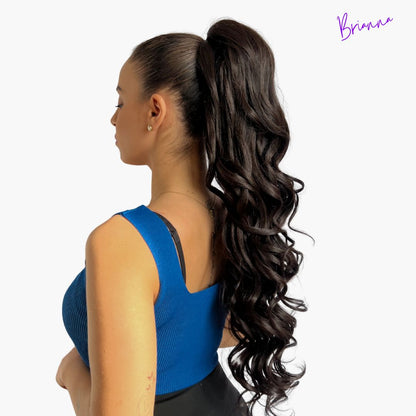 Coda di Cavallo Capelli ondulati con Coulisse 70cm - 185gr