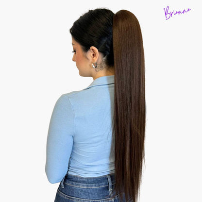 Coda di Cavallo Capelli lisci con Coulisse 70 cm - Look lungo e voluminoso