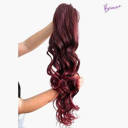 Coda di Cavallo Capelli ondulati con Coulisse 70cm - 185gr